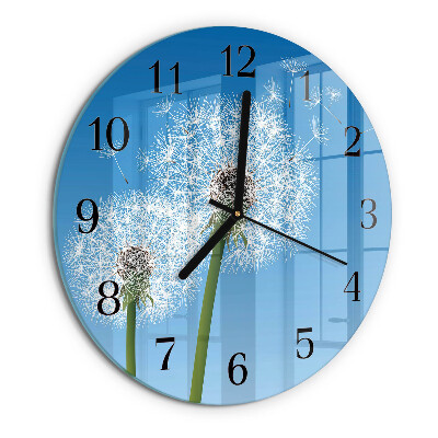 Round wall clock Dandelion