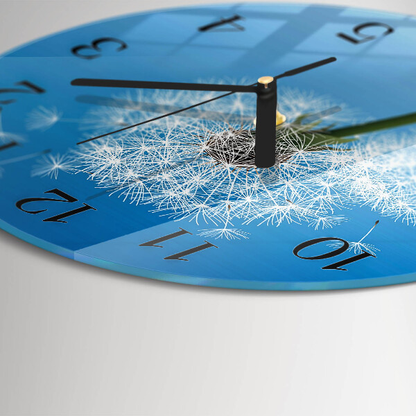 Round wall clock Dandelion
