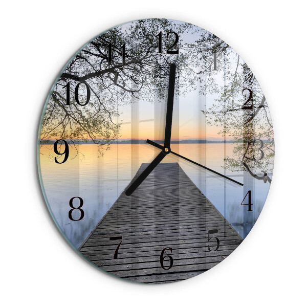 Round wall clock Dusk