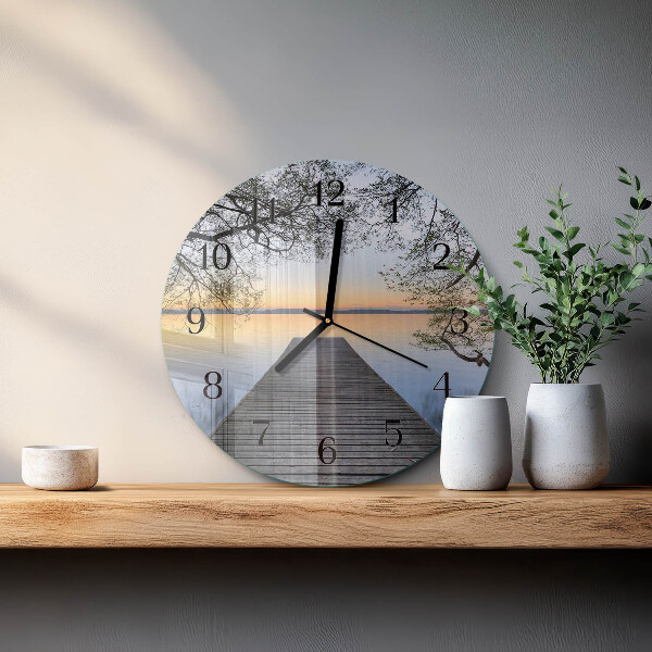 Round wall clock Dusk