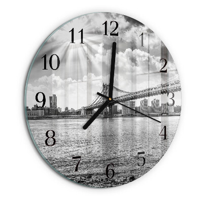 Round wall clock Bridge
