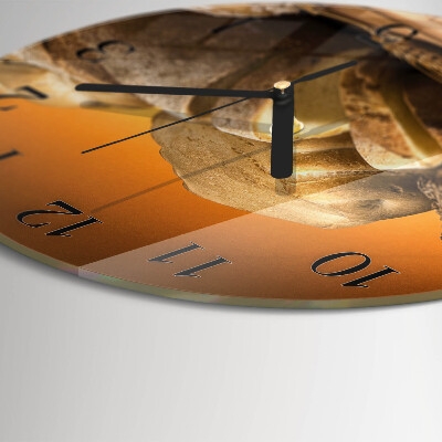 Round wall clock Bread