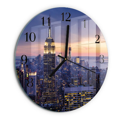 Round wall clock City
