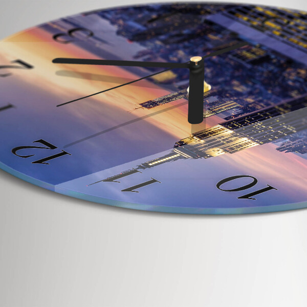 Round wall clock City