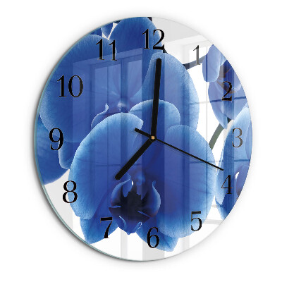 Round wall clock Orchid