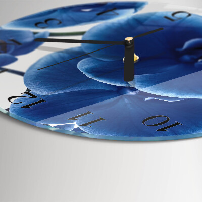 Round wall clock Orchid