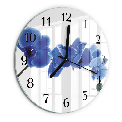 Round wall clock Orchid