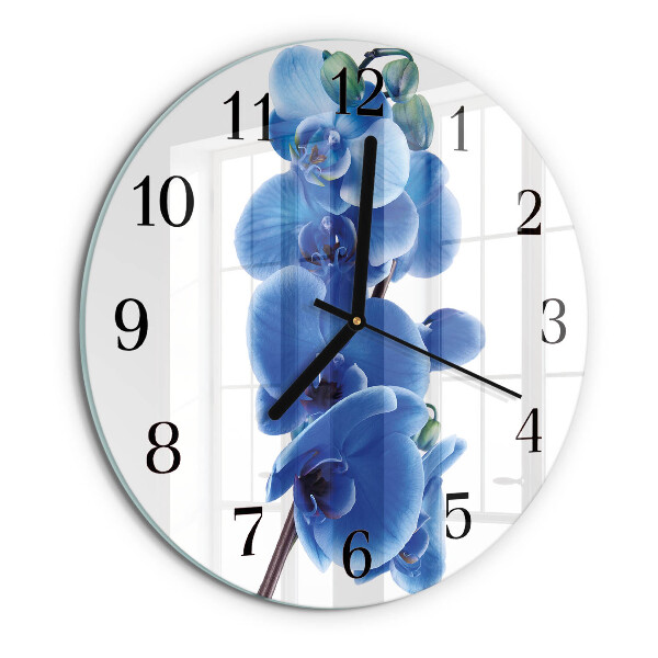 Round wall clock Orchid