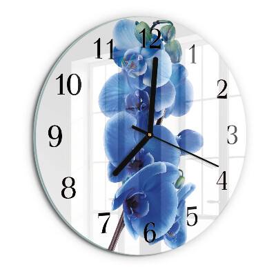 Round wall clock Orchid