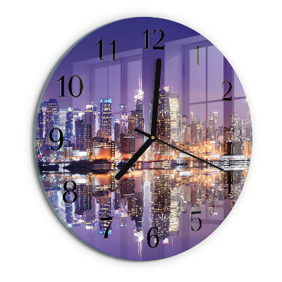 Round wall clock City