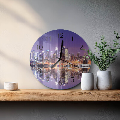Round wall clock City