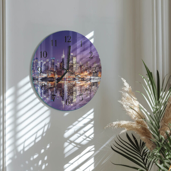 Round wall clock City