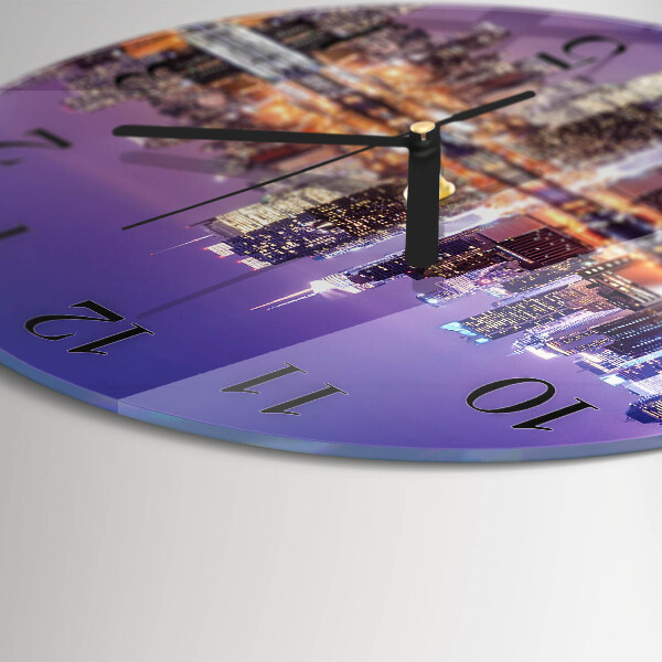 Round wall clock City