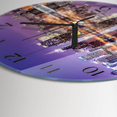 Round wall clock City
