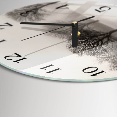 Round wall clock Winter