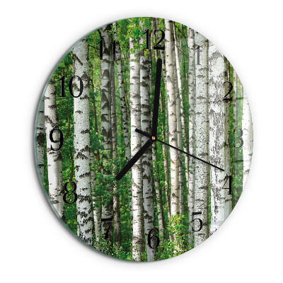 Round wall clock Birches