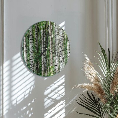 Round wall clock Birches