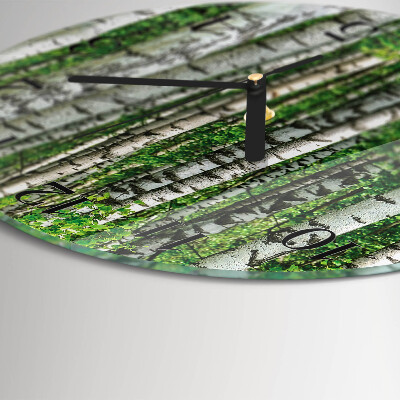 Round wall clock Birches
