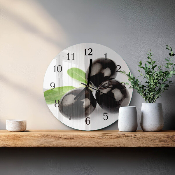 Round wall clock Olives