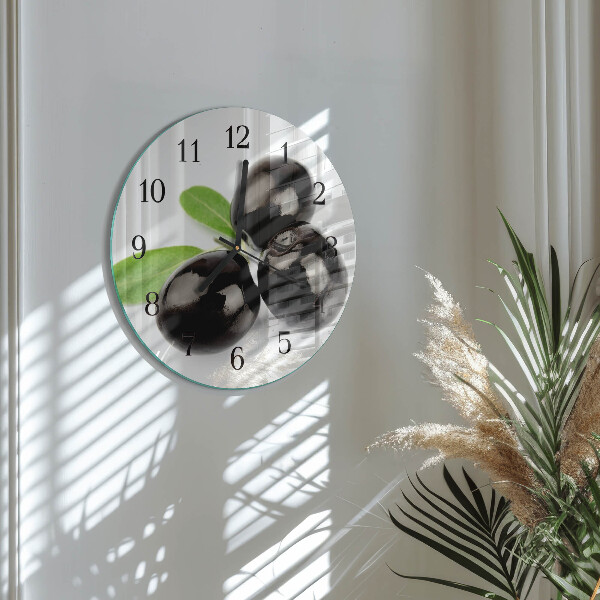 Round wall clock Olives