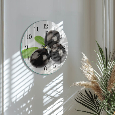 Round wall clock Olives