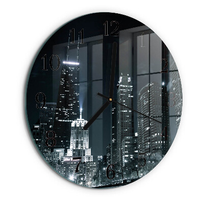 Round wall clock City