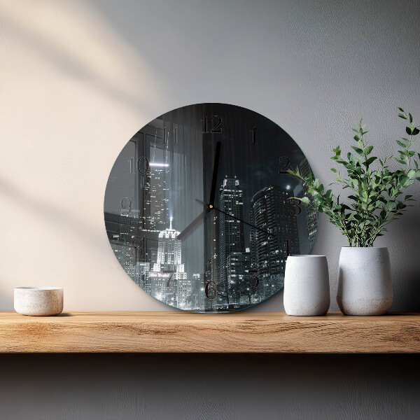 Round wall clock City