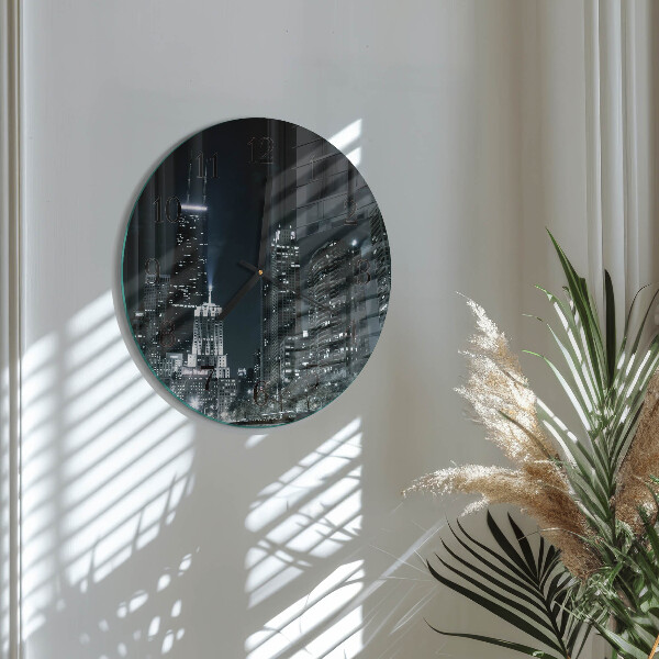 Round wall clock City