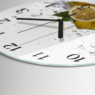 Round wall clock Lemons