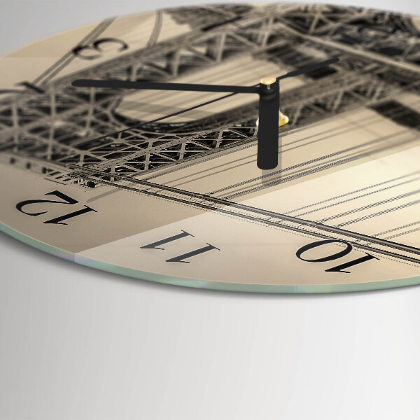 Round wall clock Golden Gate
