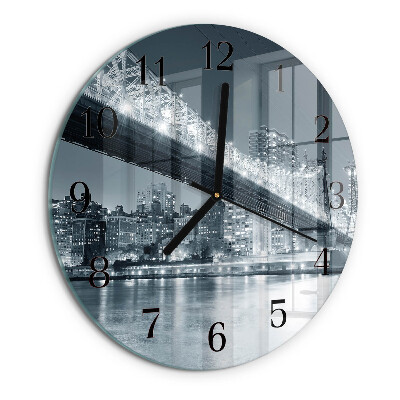 Round wall clock Bridge
