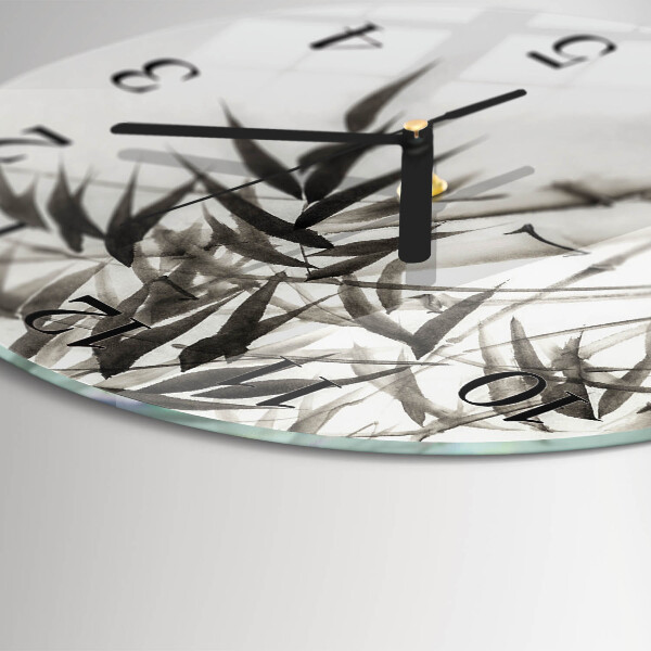 Round wall clock Bamboo