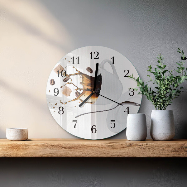 Round wall clock Cup
