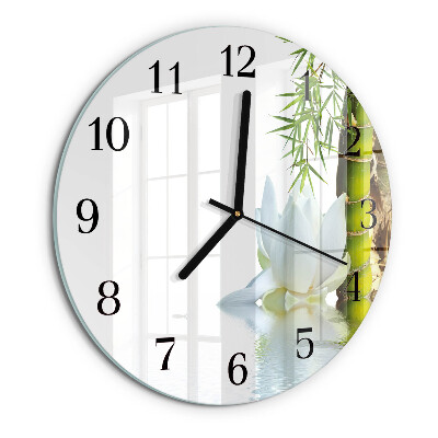 Round wall clock Bamboo