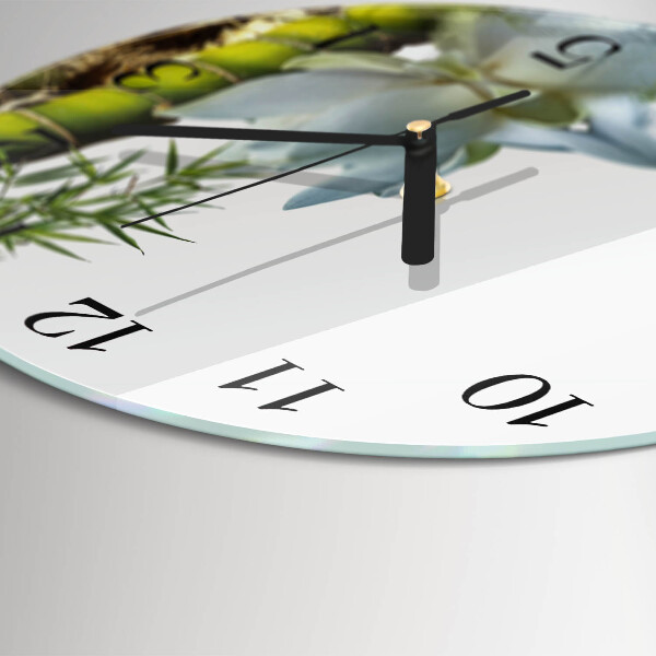 Round wall clock Bamboo