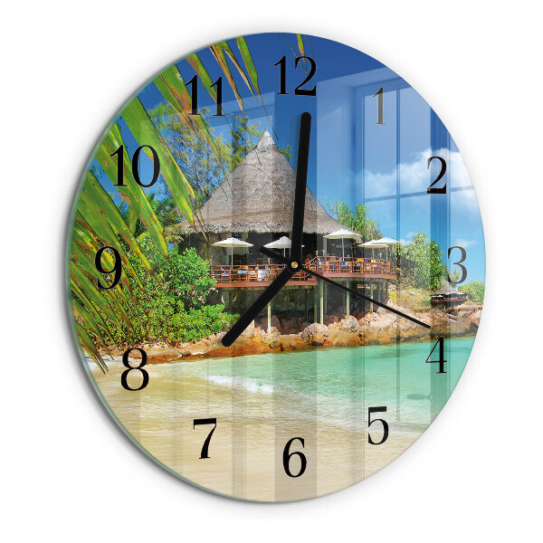 Round wall clock Island