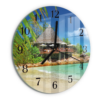 Round wall clock Island