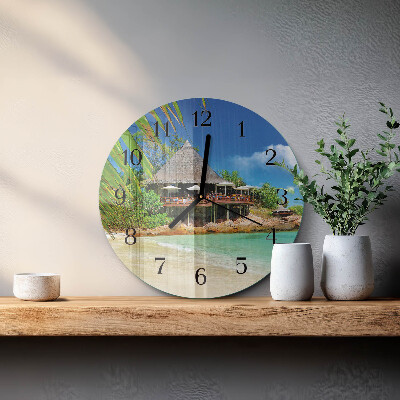Round wall clock Island