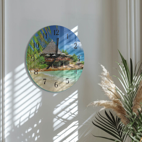 Round wall clock Island