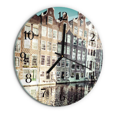 Round wall clock Houses