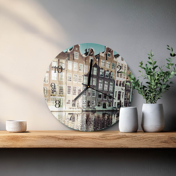 Round wall clock Houses