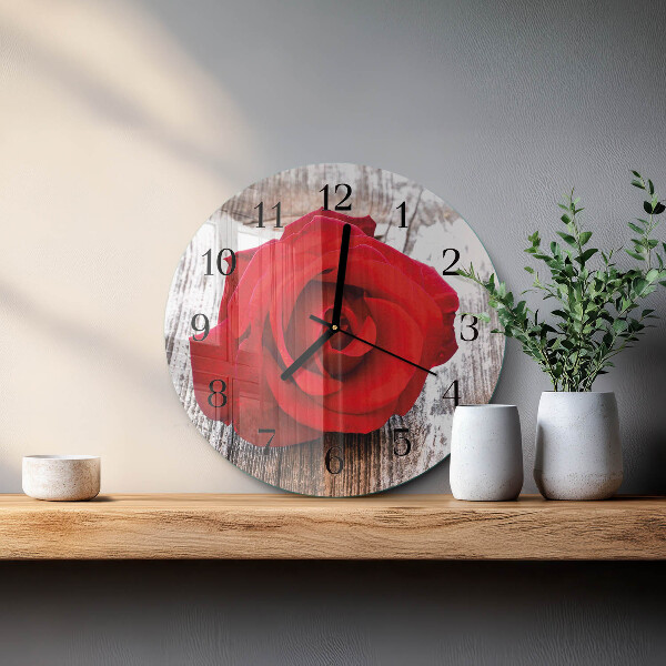 Round wall clock Rose