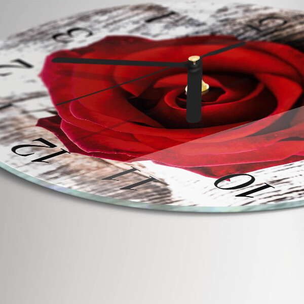Round wall clock Rose