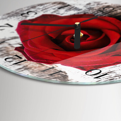 Round wall clock Rose