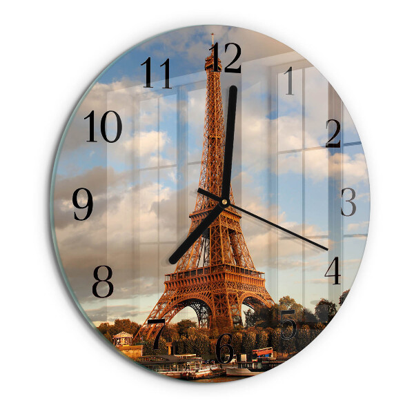 Round wall clock Paris