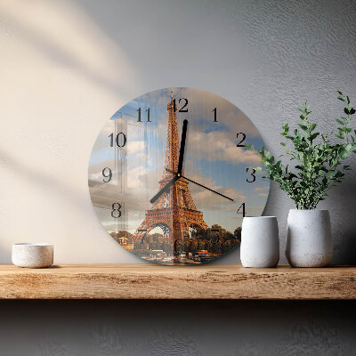 Round wall clock Paris