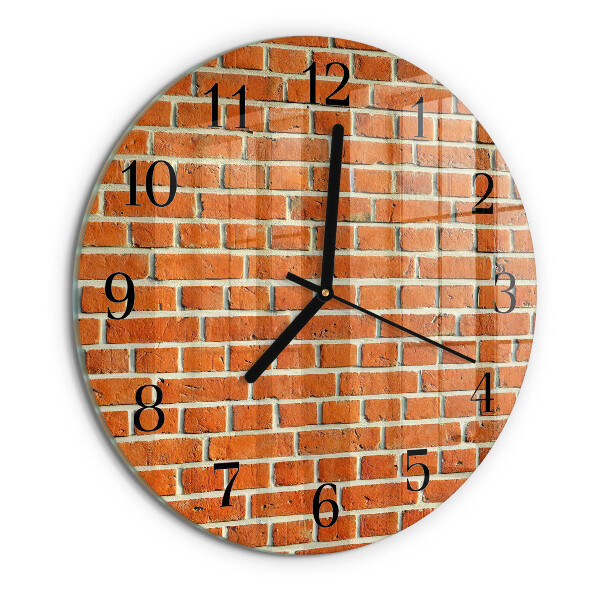 Round wall clock Brick