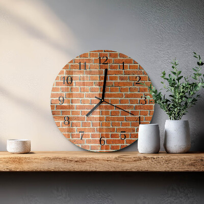 Round wall clock Brick