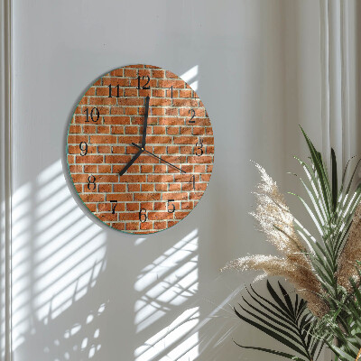 Round wall clock Brick