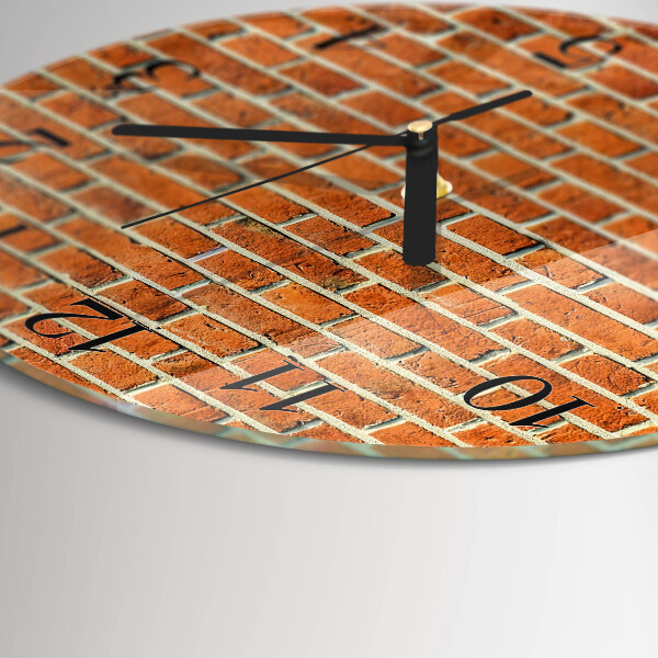 Round wall clock Brick